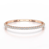 4.6 CT Lab Diamond Round Cut Bangle