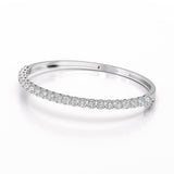 4.6 CT Lab Diamond Round Cut Bangle