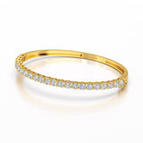 4.6 CT Lab Diamond Round Cut Bangle