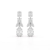 4.88 CT Lab Diamond Drop Earrings Jama Jewels
