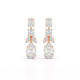 4.88 CT Lab Diamond Drop Earrings
