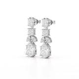 4.88 CT Lab Diamond Drop Earrings
