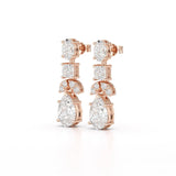 4.88 CT Lab Diamond Drop Earrings