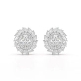 4.85 CT Lab Diamond Multi Shape Stud Earrings Jama Jewels