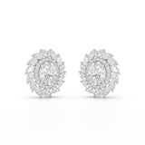 4.85 CT Lab Diamond Multi Shape Stud Earrings