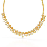 Round Cut Lab Grown Diamond 4.96 CT Elegant Choker Necklace