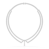 49.5 CT Lab Diamond Pear Cut Two Layer Necklace Jama Jewels