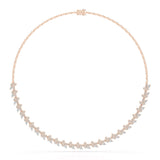 5.14 CT Marquise Shape Lab Grown Diamond Necklace