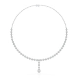 Pear Cut Lab Diamond 5.22 CT Necklace