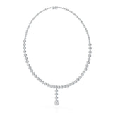 Pear Cut Lab Diamond 5.22 CT Necklace