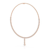 Pear Cut Lab Diamond 5.22 CT Necklace