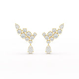 5.8 CT Lab Diamond Dangle Earrings