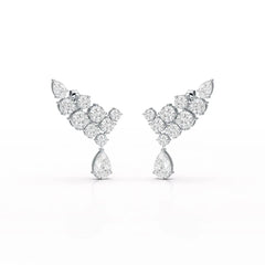 5.8 CT Lab Diamond Dangle Earrings