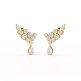 5.8 CT Lab Diamond Dangle Earrings