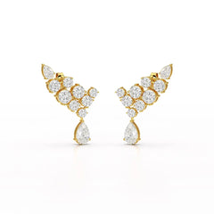 5.8 CT Lab Diamond Dangle Earrings