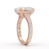 5.9 CT Oval Cut Solitaire Lab Diamond Ring