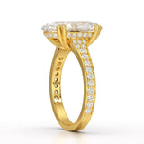 5.9 CT Oval Cut Solitaire Lab Diamond Ring