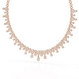 5 CT Lab Grown Diamond Bridal Necklace