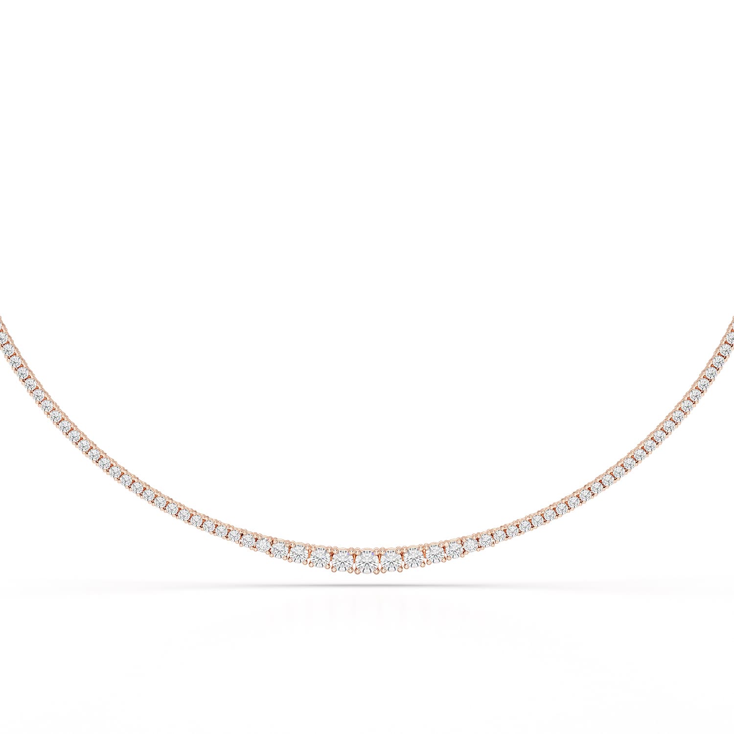 6.35 CT Riviere Necklace - Jama Jewels