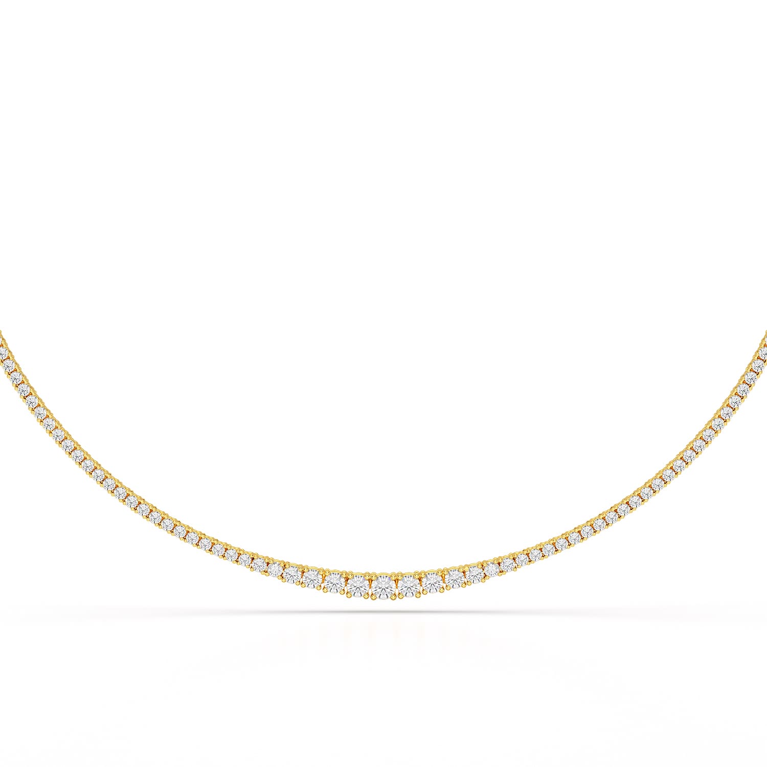 6.35 CT Riviere Necklace - Jama Jewels