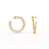 6.36 CT Multi Shape Lab Diamond Stud Earring