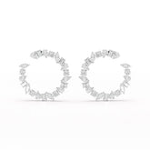 6.36 CT Multi Shape Lab Diamond Stud Earring