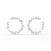 6.36 CT Multi Shape Lab Diamond Stud Earring Jama Jewels