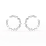6.36 CT Multi Shape Lab Diamond Stud Earring