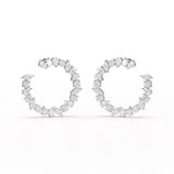 6.36 CT Multi Shape Lab Diamond Stud Earring