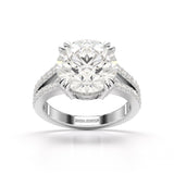 6.49 CT Solitaire Lab Diamond Ring