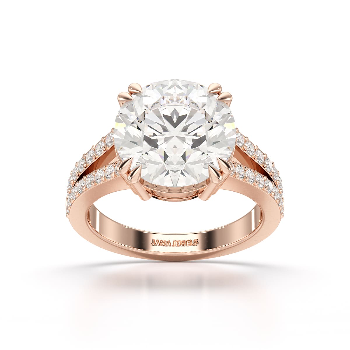6.49 CT Solitaire Lab Diamond Ring
