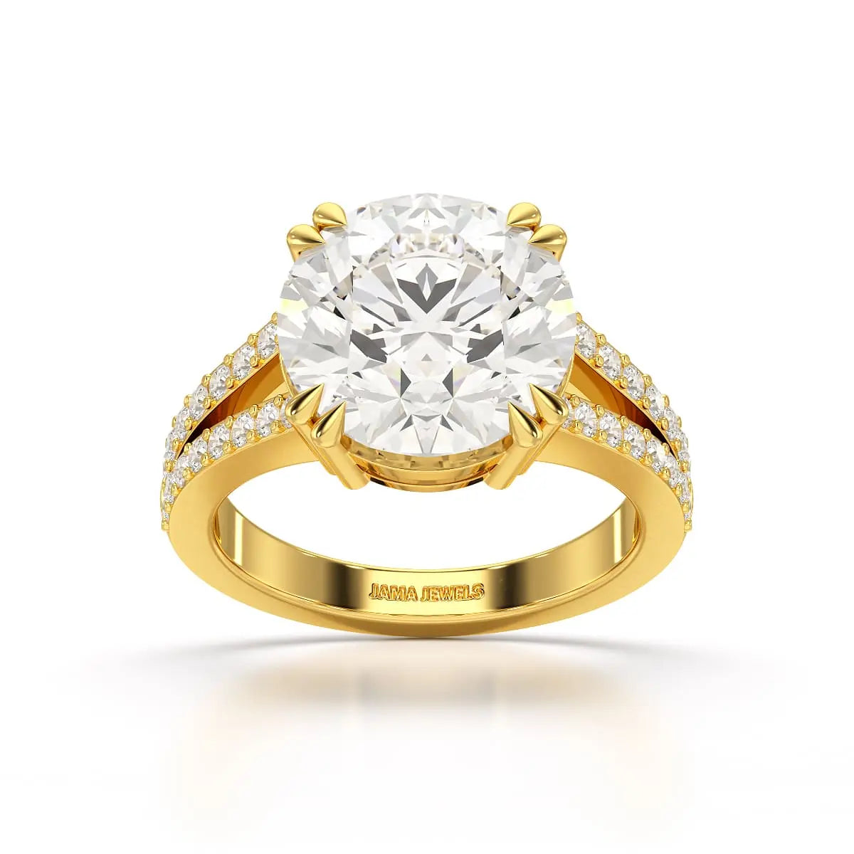 6.49 CT Solitaire Lab Diamond Ring