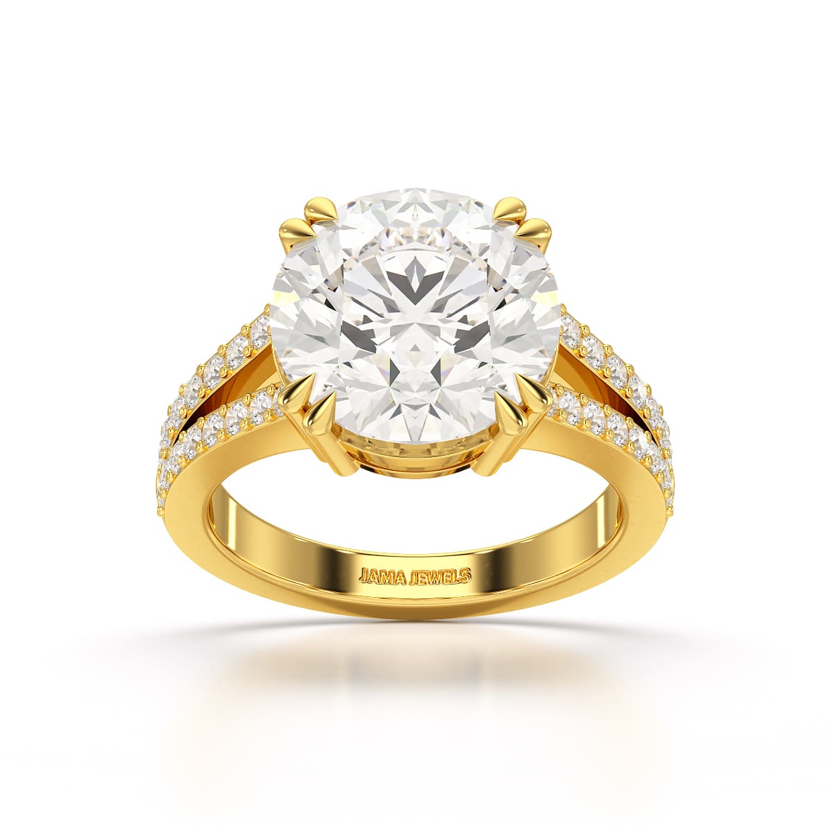 6.49 CT Solitaire Lab Diamond Ring