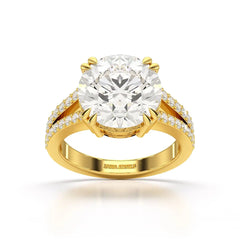 6.49 CT Solitaire Lab Diamond Ring