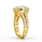 6.49 CT Solitaire Lab Diamond Ring