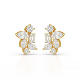 6.57 CT Multi Shape Lab Diamond Stud Earrings