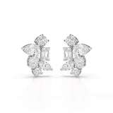 6.57 CT Multi Shape Lab Diamond Stud Earrings