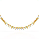 6.8 CT Classic Lab Diamond Collar Necklace