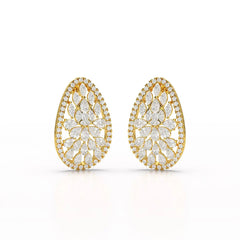 6 CT Lab Diamond Multi Shape Stud Earring Jama Jewels