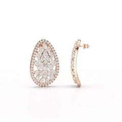 6 CT Lab Diamond Multi Shape Stud Earring Jama Jewels