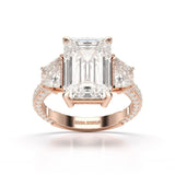 7.8 CT Three Stone Lab Diamond Ring