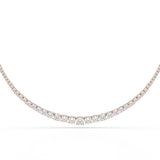 9.35 Carat Lab-Grown Diamond Riviere Necklace - Jama Jewels