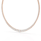 9.35 Carat Lab-Grown Diamond Riviere Necklace - Jama Jewels