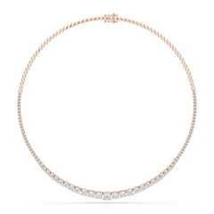 9.35 Carat Lab-Grown Diamond Riviere Necklace - Jama Jewels