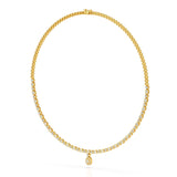 Baguette Cut Lab Created Diamond 3.53 CT Necklace