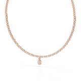 Baguette Cut Lab Created Diamond 3.53 CT Necklace