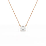 1 CT Cushion Solitaire Lab Grown Diamond Pendant