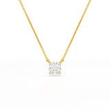 1 CT Cushion Solitaire Lab Grown Diamond Pendant