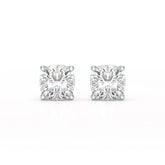 1 CT Cushion Lab Diamond Stud Earrings