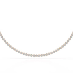 3.8 CT Lab Diamond Tennis Necklace Jama Jewels